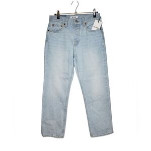 Re/Done Easy Straight Crop Light Wash 23